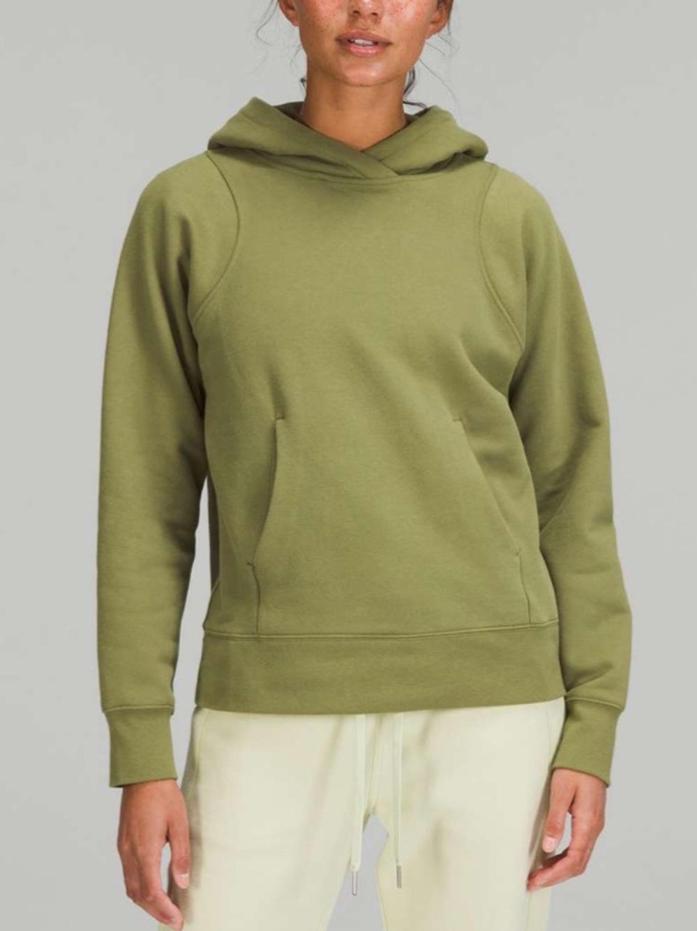 Lululemon Loungeful Hoodie Bronze Green Pullover 8